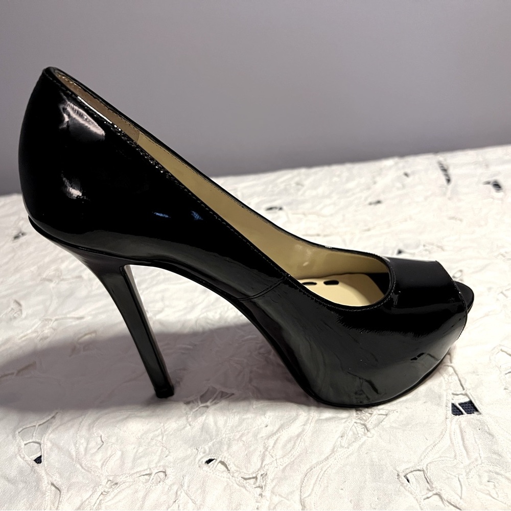Enzo Angiolini Open-toe Platform Stiletto